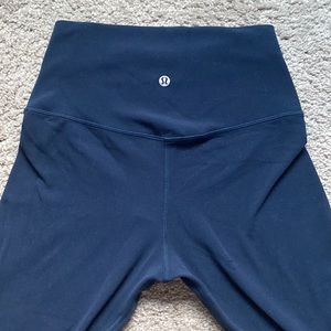 Lululemon Navy Align Crop Leggings